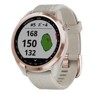 010-02572-22 GARMIN ガーミン アプローチ S42 ライトサンド / ローズゴールド