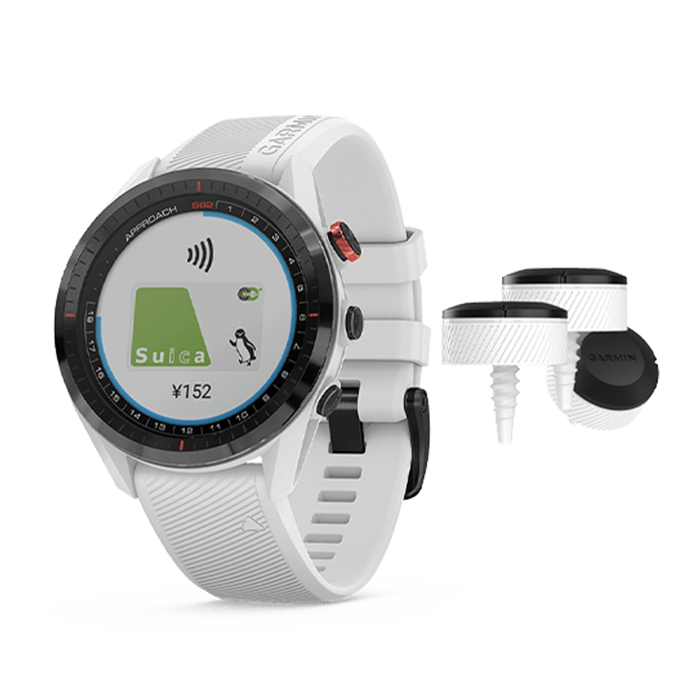 010-02200-23 GARMIN ガーミン アプローチ S62 ホワイト CT10×3個セット
