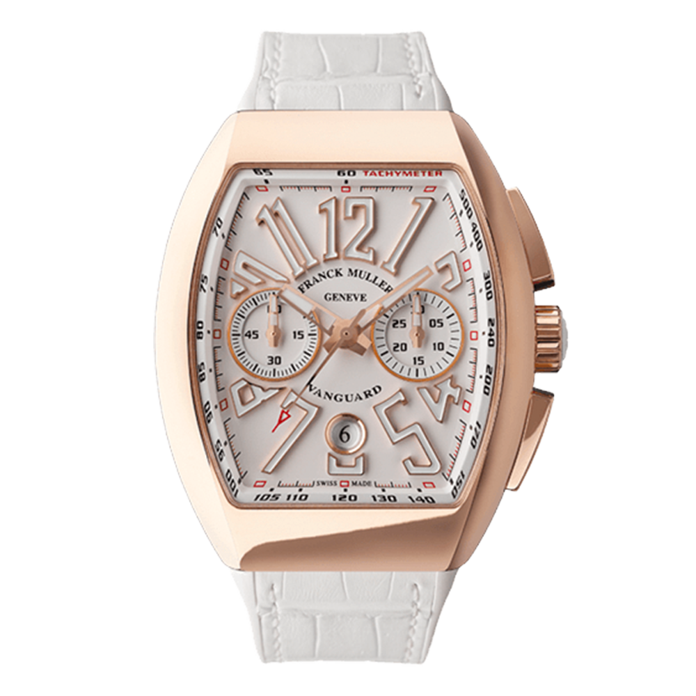 FRANCK MULLER フランクミュラー ヴァンガードクロノグラフ V45CCDT 5NBC ホワイト