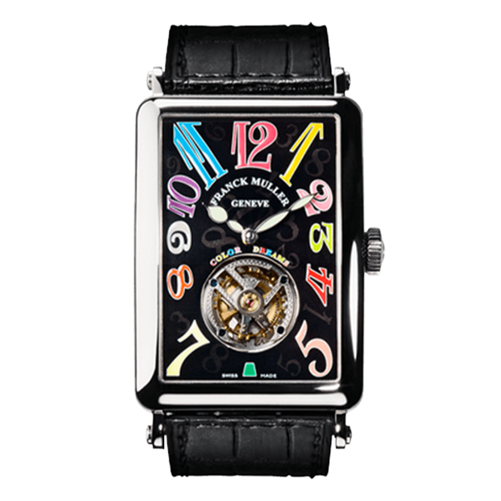 FRANCK MULLER フランクミュラー ロングアイランドカラードリームトゥールビヨン 1200TENGCOLDRE ブラック FRANCK MULLER フランクミュラー ロングアイランドカラードリームトゥールビヨン 1200TENGCOLDRE ブラック