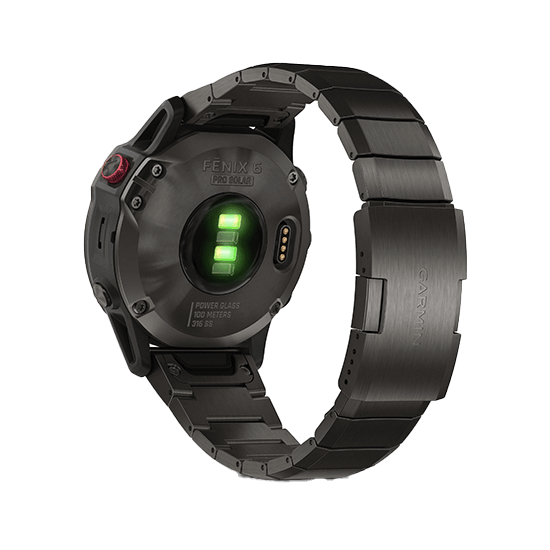010-02410-35 GARMIN ガーミン フェニックス6  デュアル パワー ティ カーボングレー DLC / カーボングレー DLC