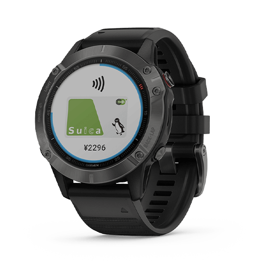 010-02158-43 GARMIN ガーミン フェニックス6  サファイア ブラック