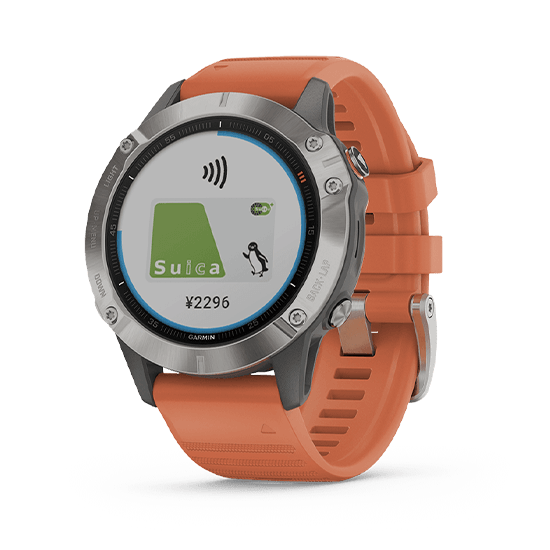 010-02158-53 GARMIN ガーミン フェニックス6  サファイア ティ グレー