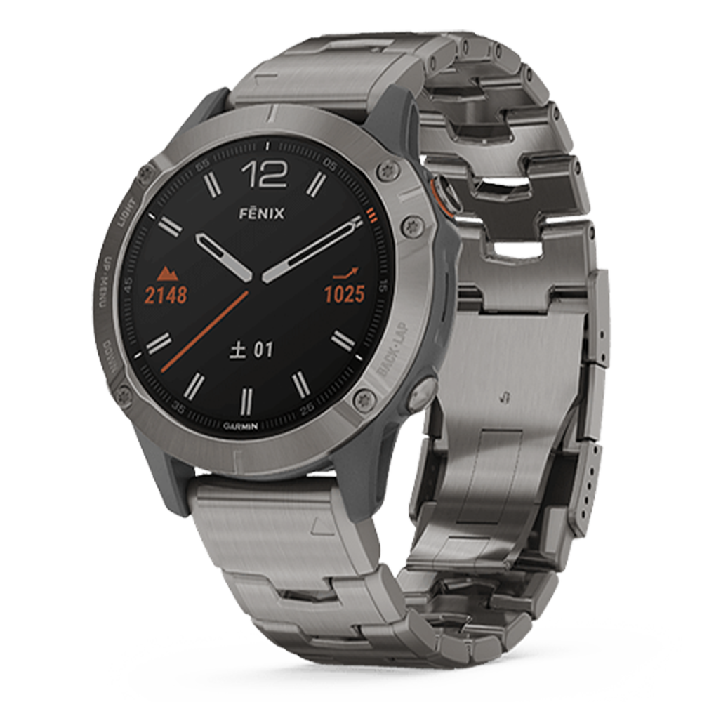010-02158-83 GARMIN ガーミン フェニックス 6  サファイア ティ グレー  チタニウム バンド