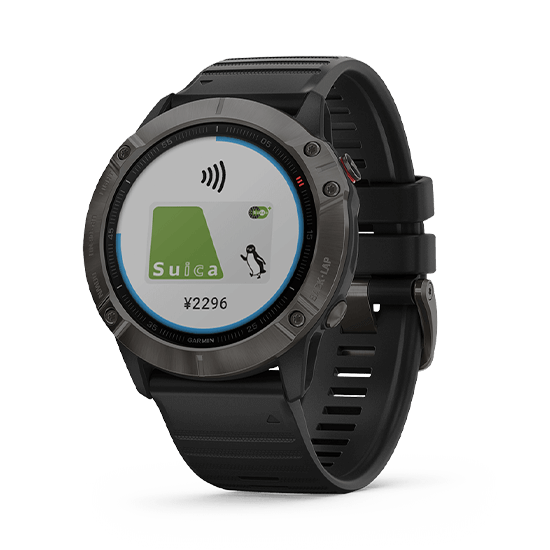 010-02157-43 GARMIN ガーミン フェニックス 6X  サファイア ブラック DLC