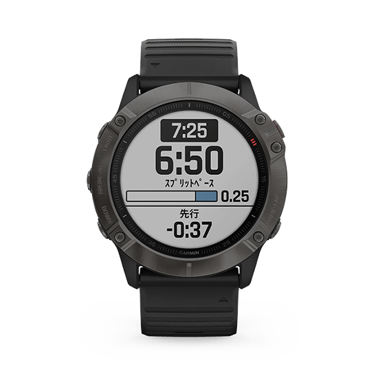 010-02157-43 GARMIN ガーミン フェニックス 6X  サファイア ブラック DLC