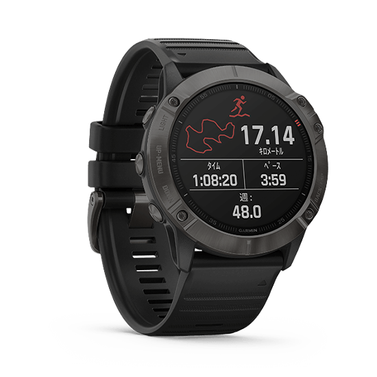 010-02157-43 GARMIN ガーミン フェニックス 6X  サファイア ブラック DLC