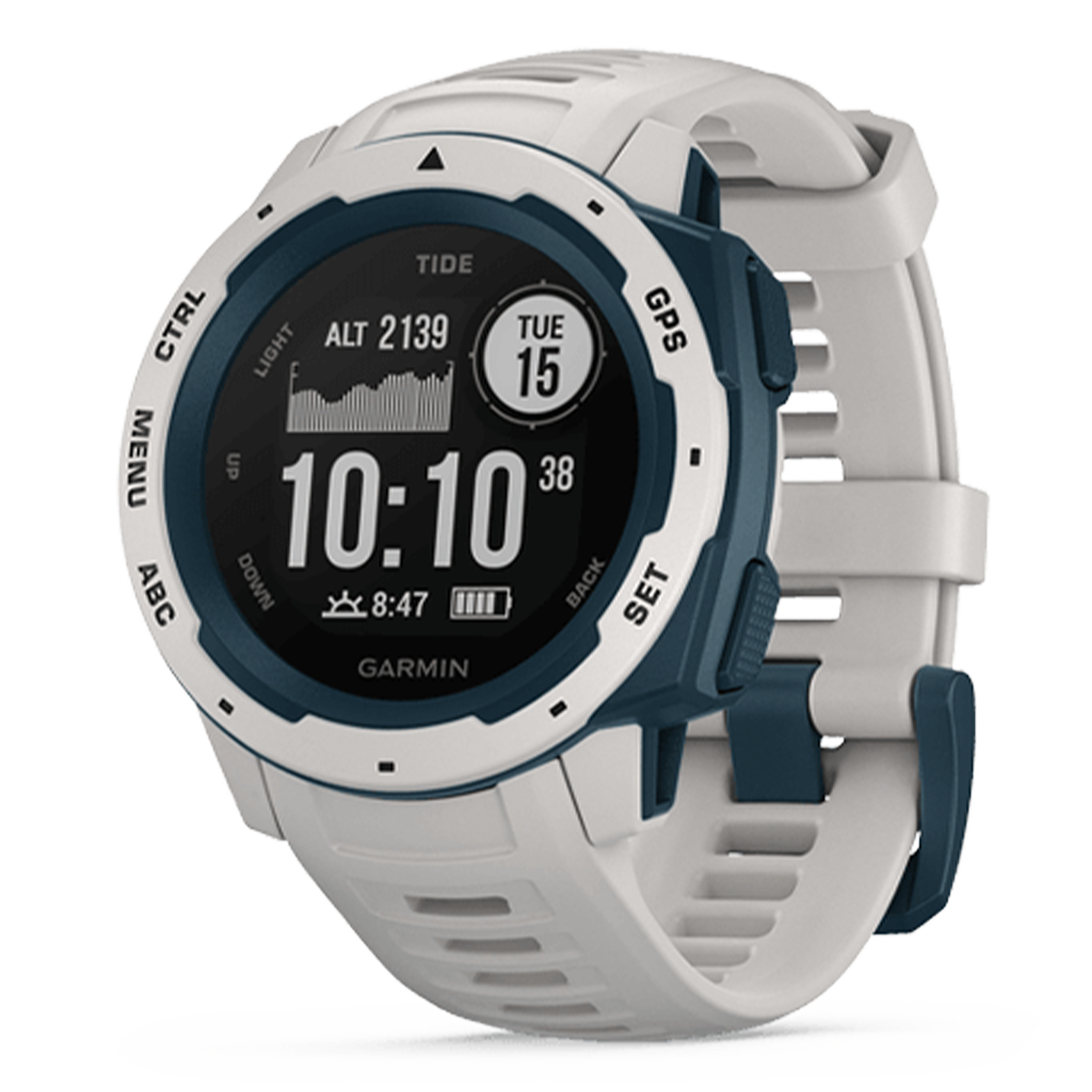 010-02064-A2 GARMIN ガーミン インスティンクト サイド ホワイト / ブルー