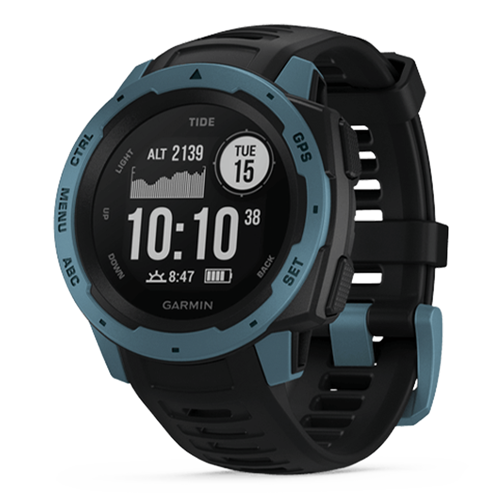 010-02064-B2 GARMIN ガーミン インスティンクト サイド ブラック / ブルー