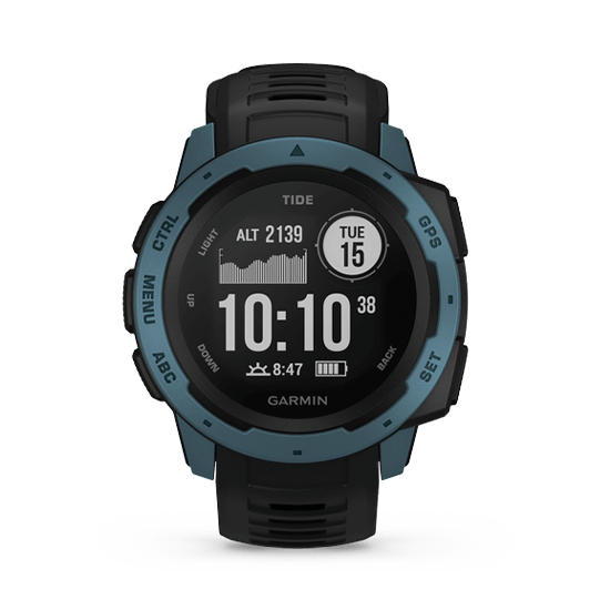 010-02064-B2 GARMIN ガーミン インスティンクト サイド ブラック / ブルー