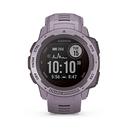 010-02293-40 GARMIN ガーミン インスティンクト デュアル パワー オーキッド