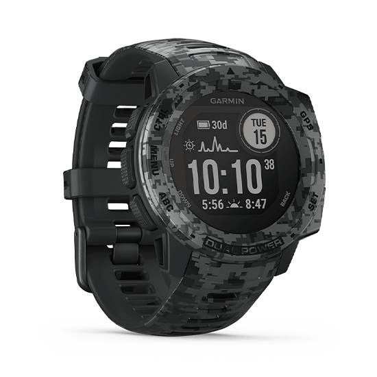 010-02293-51 GARMIN ガーミン インスティンクト デュアル パワー カモ エディション グラファイト カモ
