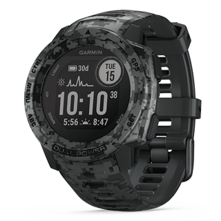 010-02293-51 GARMIN ガーミン インスティンクト デュアル パワー カモ エディション グラファイト カモ
