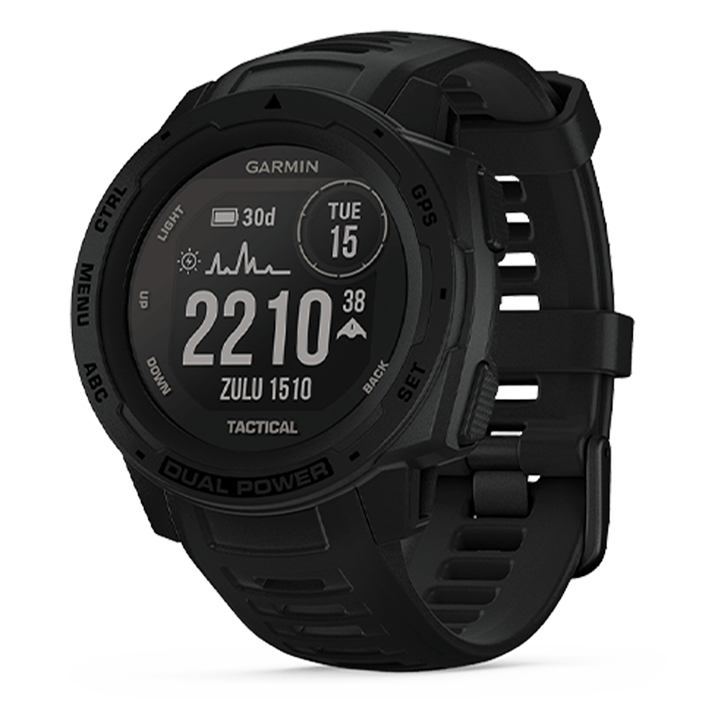 010-02293-44 GARMIN ガーミン インスティンクト デュアル パワー タクティカル エディション ブラック