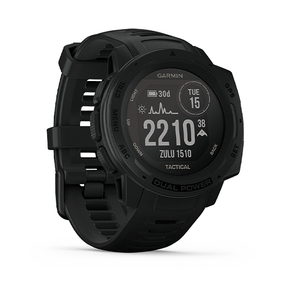 010-02293-44 GARMIN ガーミン インスティンクト デュアル パワー タクティカル エディション ブラック