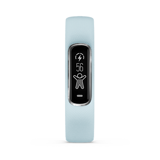 010-01995-64 GARMIN ガーミン vivosmart4 ブルー シルバー レギュラーサイズ