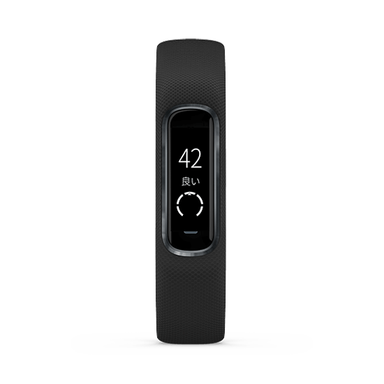 010-01995-60 GARMIN ガーミン vivosmart4 ブラック スレイト レギュラーサイズ
