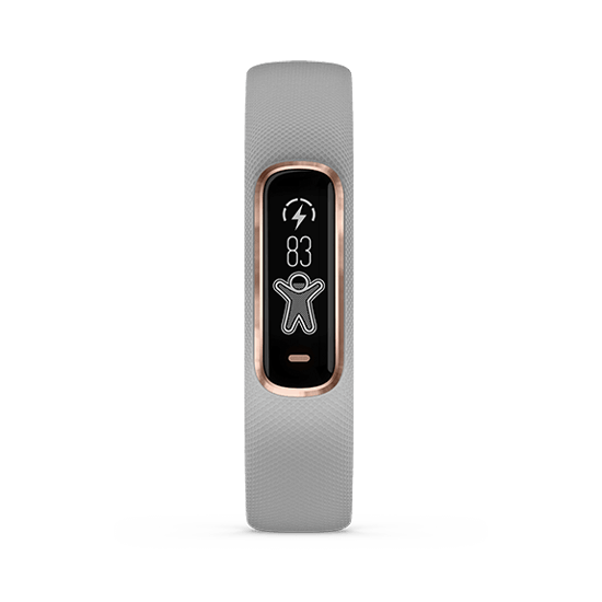 010-01995-62 GARMIN ガーミン vivosmart4 グレー ローズゴールド