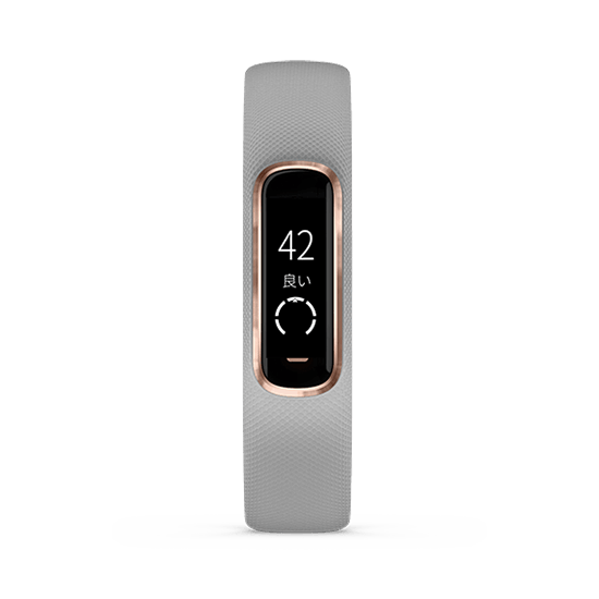 010-01995-62 GARMIN ガーミン vivosmart4 グレー ローズゴールド