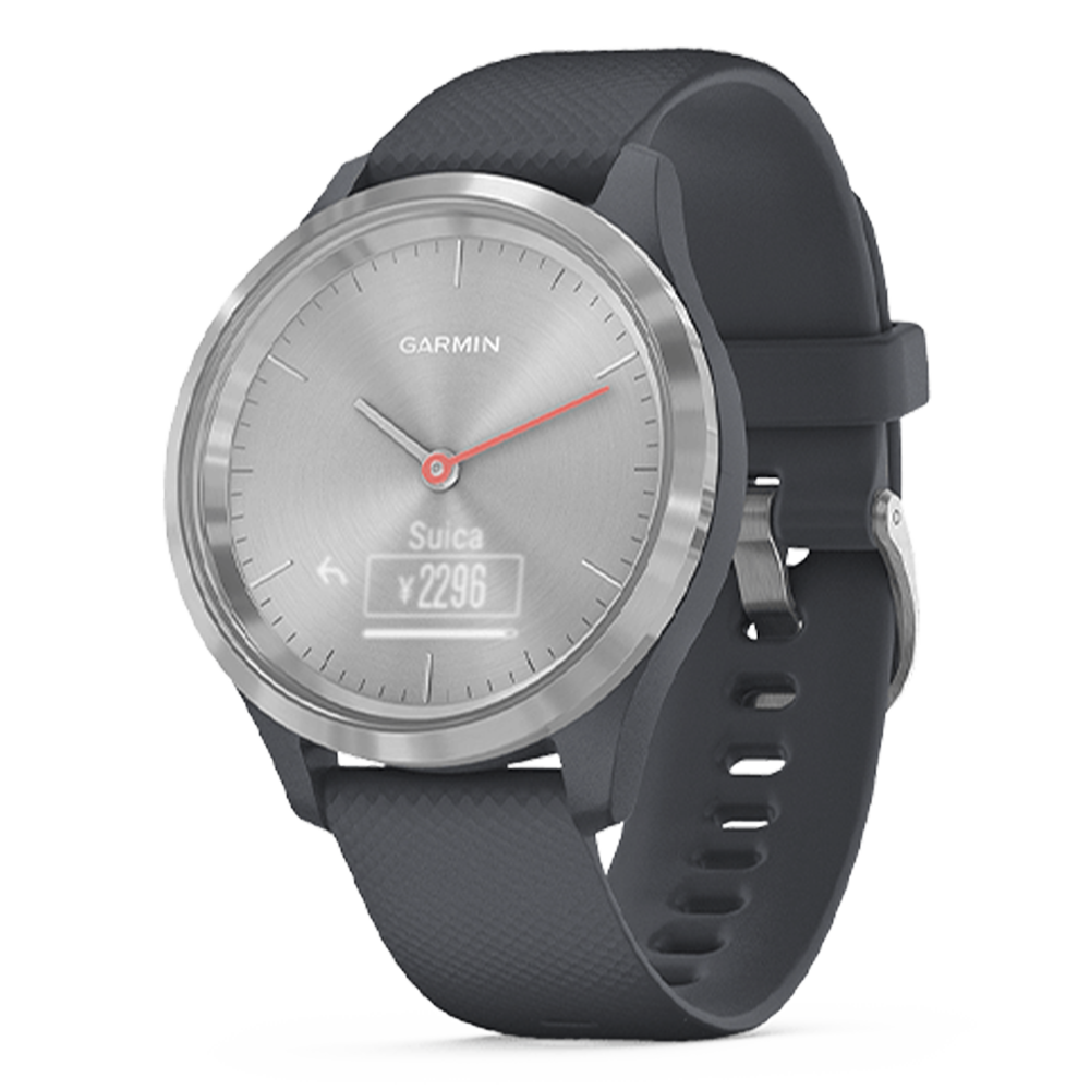 010-02238-70 GARMIN ガーミン vivomove3S グラニット ブルー / シルバー