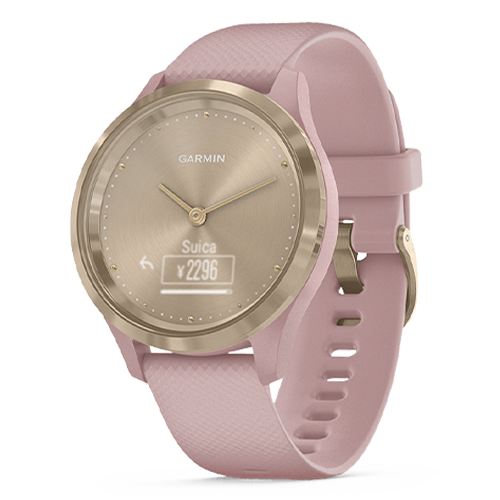 010-02238-71 GARMIN ガーミン vivomove3S ダスト ローズ / ライト ゴールド