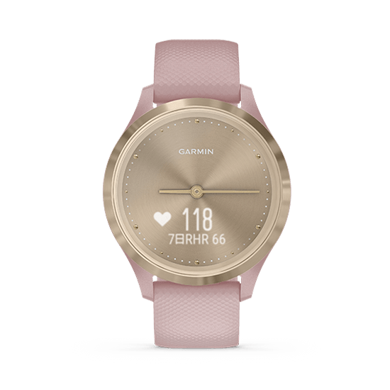 010-02238-71 GARMIN ガーミン vivomove3S ダスト ローズ / ライト ゴールド