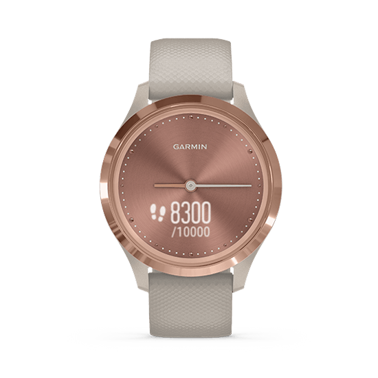 010-02238-72 GARMIN ガーミン vivomove3S ライト サンド / ローズ ゴールド