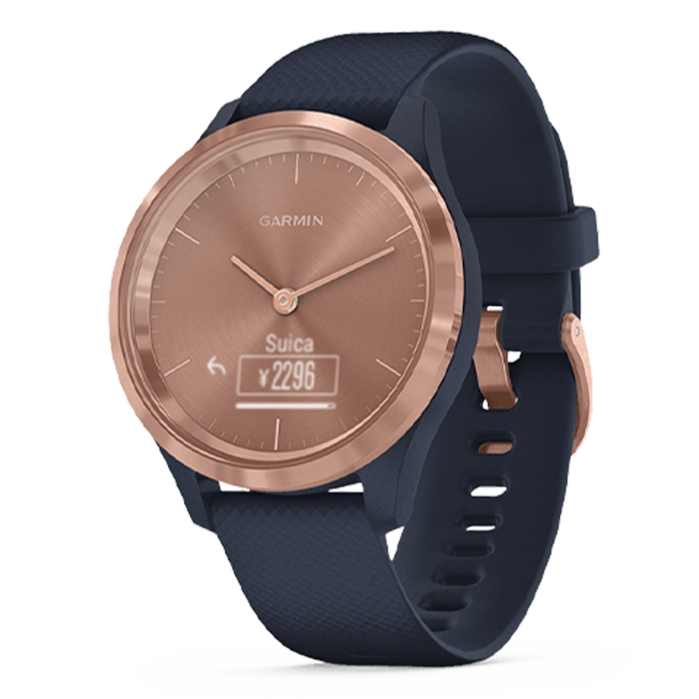 010-02238-73 GARMIN ガーミン vivomove3S ネービー / ローズ ゴールド