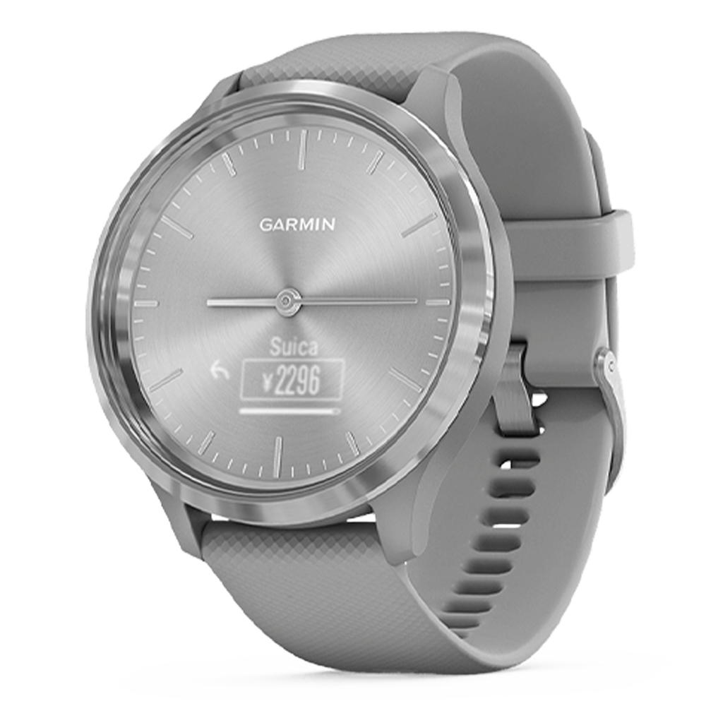 010-02239-70 GARMIN ガーミン vivomove3 パウダー グレー / シルバー