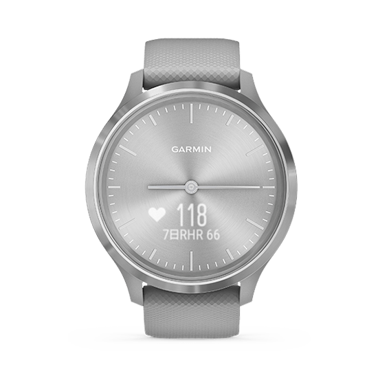010-02239-70 GARMIN ガーミン vivomove3 パウダー グレー / シルバー