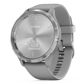 010-02239-70 GARMIN ガーミン vivomove3 パウダー グレー / シルバー