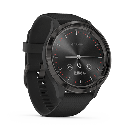 010-02239-71 GARMIN ガーミン vivomove3 ブラック / スレイト