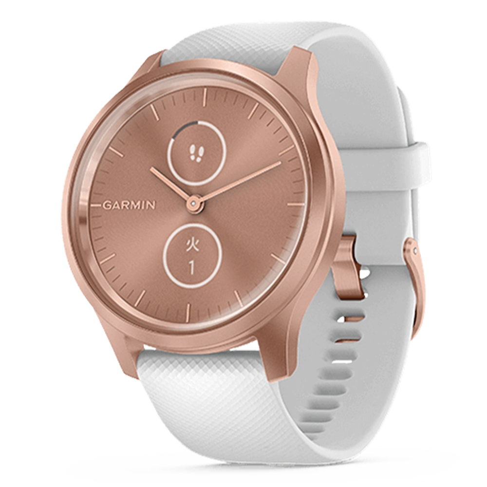 010-02240-70 GARMIN ガーミン vivomove スタイル ホワイト / ローズ ゴールド