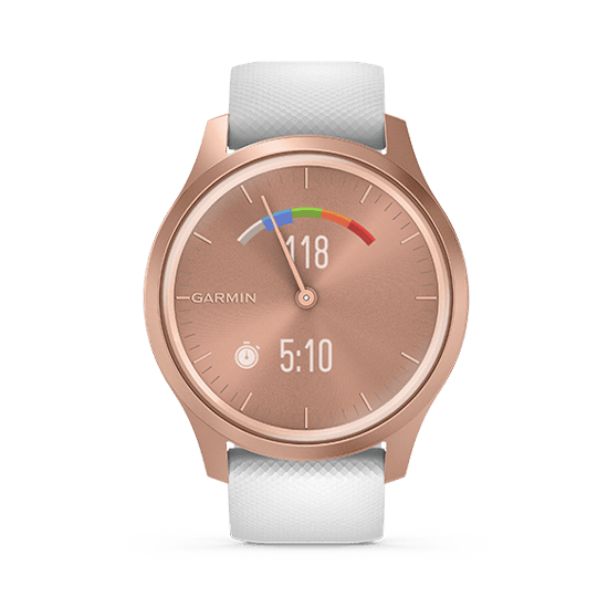 010-02240-70 GARMIN ガーミン vivomove スタイル ホワイト / ローズ ゴールド