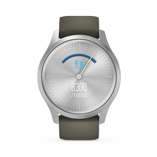 010-02240-71 GARMIN ガーミン vivomove スタイル モス グリーン / シルバー
