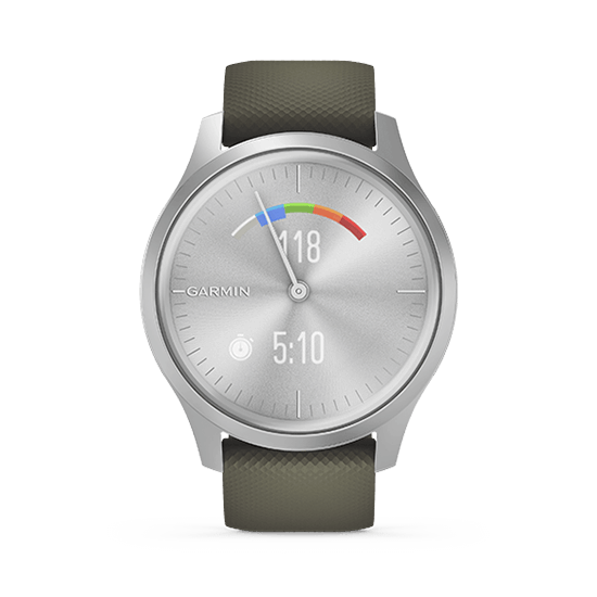010-02240-71 GARMIN ガーミン vivomove スタイル モス グリーン / シルバー