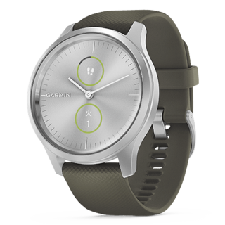 010-02240-71 GARMIN ガーミン vivomove スタイル モス グリーン / シルバー