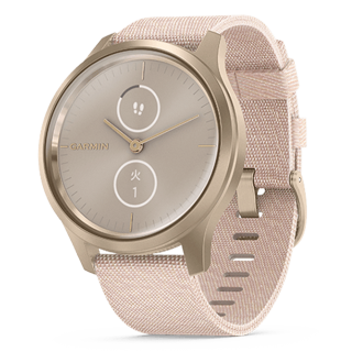 010-02240-72 GARMIN ガーミン vivomove スタイル ブラッシュ ピンク ナイロン / ライト ゴールド