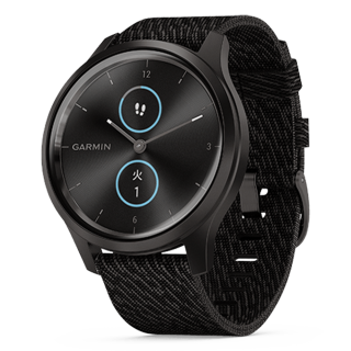 010-02240-73 GARMIN ガーミン vivomove スタイル ブラック ペッパー ナイロン / スレイト