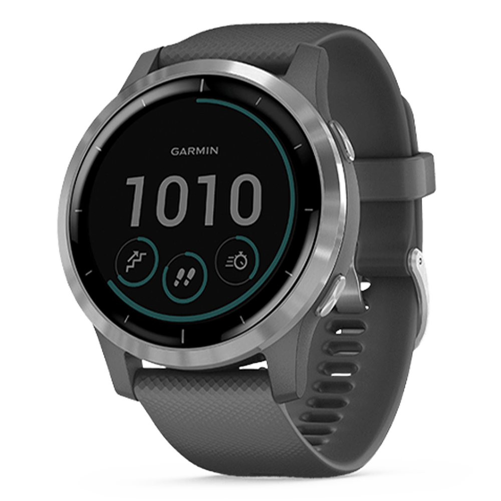 010-02174-07 GARMIN ガーミン vivoactive4 シャドウ グレー / シルバー