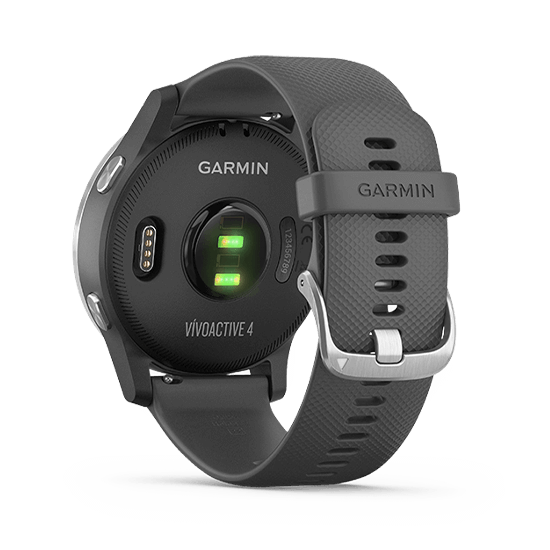 010-02174-07 GARMIN ガーミン vivoactive4 シャドウ グレー / シルバー