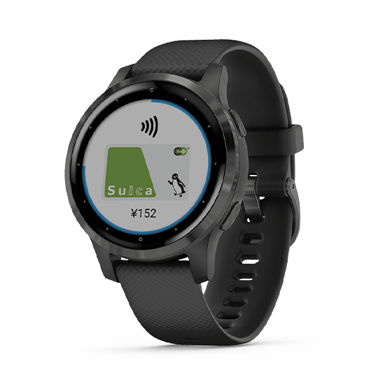 010-02172-17 GARMIN ガーミン vivoactive4S ブラック / スレイト