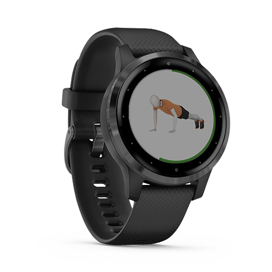 010-02172-17 GARMIN ガーミン vivoactive4S ブラック / スレイト