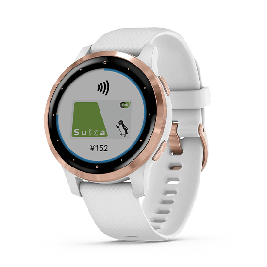 010-02172-27 GARMIN ガーミン vivoactive4S ホワイト / ローズ ゴールド