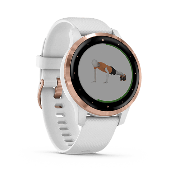 010-02172-27 GARMIN ガーミン vivoactive4S ホワイト / ローズ ゴールド