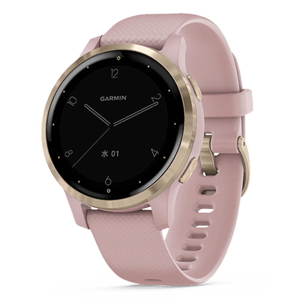 010-02172-37 GARMIN ガーミン vivoactive4S ダスト ローズ / ライト ゴールド