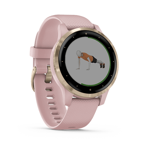 010-02172-37 GARMIN ガーミン vivoactive4S ダスト ローズ / ライト ゴールド