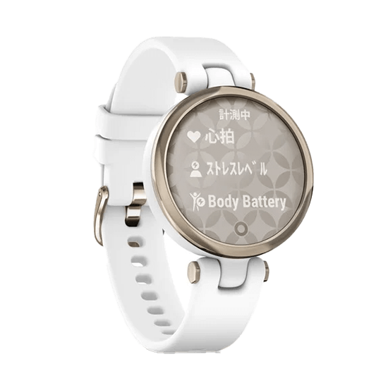 010-02384-40 GARMIN ガーミン リリー スポーツ ホワイト / クリーム ゴールド