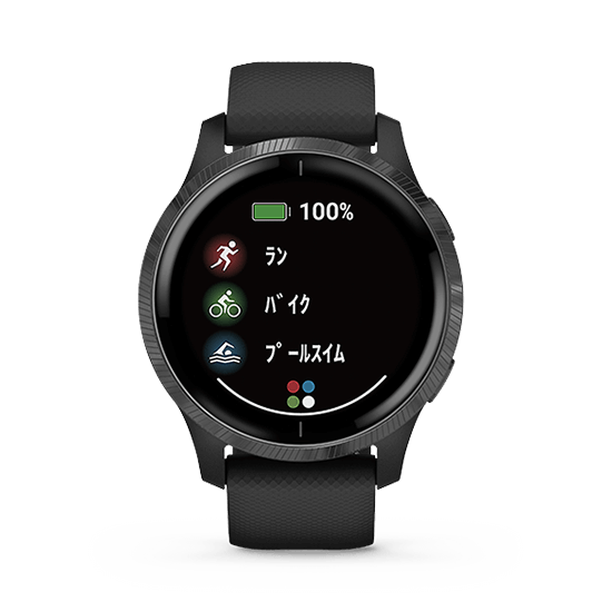 010-02173-17 GARMIN ガーミン ヴェニュー ブラック / スレイト
