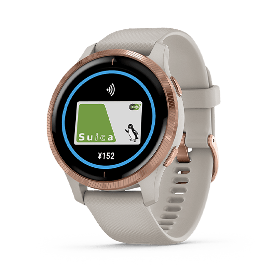 010-02173-27 GARMIN ガーミン ヴェニュー ライト サンド / ローズ ゴールド